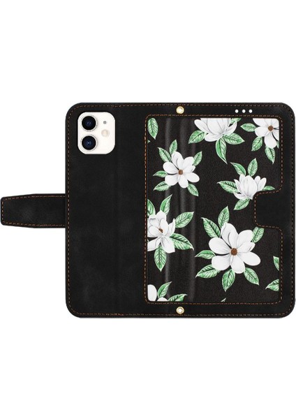 IPhone 12 Mini Manyetik Kapatma Kickstand Kart Tutucu Pu Için Cüzdan Kılıf (Yurt Dışından) indirimleri