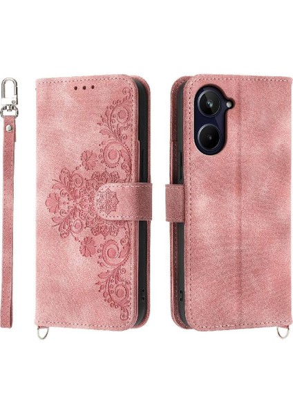 Realme 10 Pro 5g Bileklik Darbeye Kabartmalı Çoklu Kart Için Flip Case (Yurt Dışından)