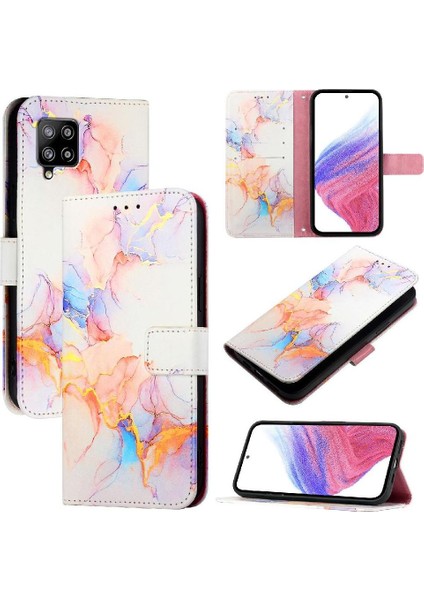 Samsung Galaxy Case Pu Deri Kickstand Mermer Desen Cüzdan Için Kılıf (Yurt Dışından) indirimleri