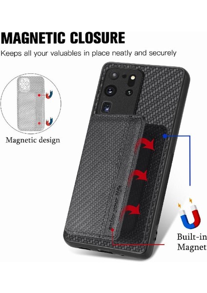 Samsung Galaxy S20 Ultra Standı Fonksiyonu Için Kılıf Rfıd Engelleme Komple (Yurt Dışından)
