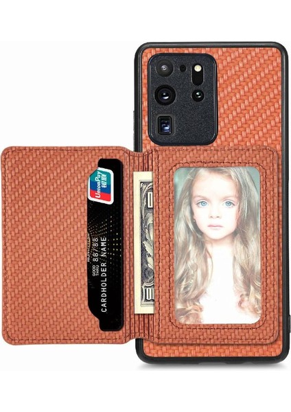 Samsung Galaxy S20 Ultra Standı Fonksiyonu Için Kılıf Rfıd Engelleme Komple (Yurt Dışından)