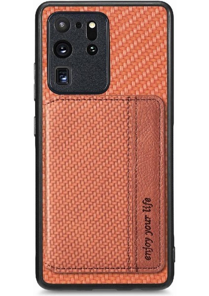 Samsung Galaxy S20 Ultra Standı Fonksiyonu Için Kılıf Rfıd Engelleme Komple (Yurt Dışından)