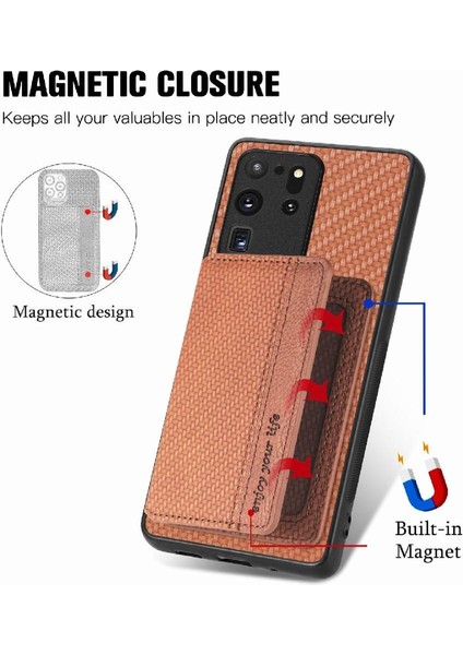 Samsung Galaxy S20 Ultra Standı Fonksiyonu Için Kılıf Rfıd Engelleme Komple (Yurt Dışından)