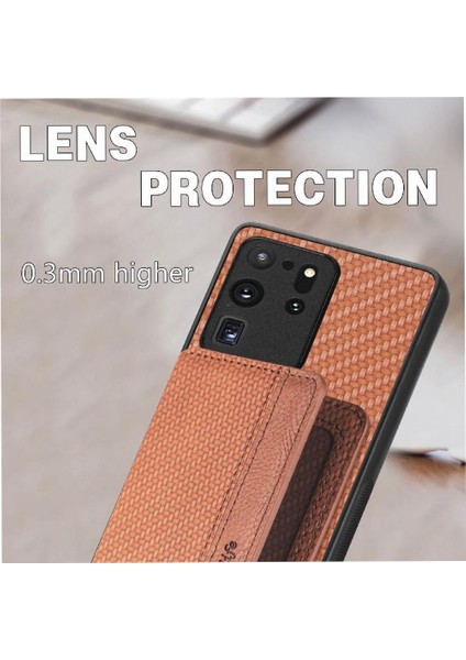 Samsung Galaxy S20 Ultra Standı Fonksiyonu Için Kılıf Rfıd Engelleme Komple (Yurt Dışından)