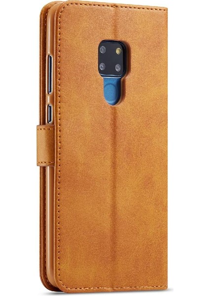 Huawei Mate 20 Için Kart Yuvaları Cüzdan Tutucu ile Buzağı Doku Flip (Yurt Dışından)