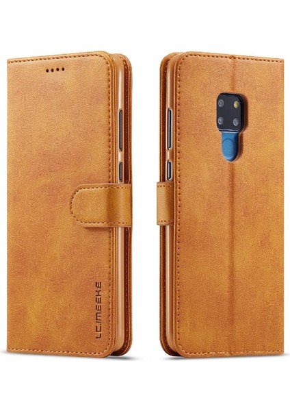 Huawei Mate 20 Için Kart Yuvaları Cüzdan Tutucu ile Buzağı Doku Flip (Yurt Dışından)