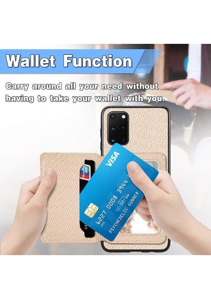 Samsung Galaxy S20 Artı Komple Kamera Güvenlik Manyetik Kart Rfıd Için Kılıf (Yurt Dışından)