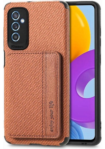 Samsung Galaxy M52 5g Manyetik Kart Tutucu Standı Fonksiyonu Rfıd (Yurt Dışından)