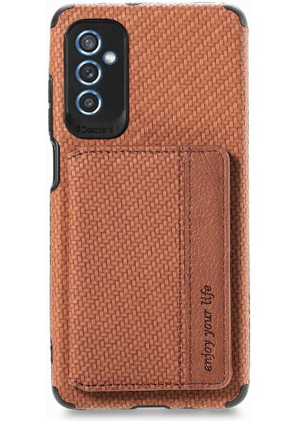 Samsung Galaxy M52 5g Manyetik Kart Tutucu Standı Fonksiyonu Rfıd (Yurt Dışından)