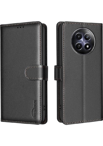 Realme 12 5g Cüzdan Manyetik Pu Deri Rfıd Engelleme Kartı Için Flip Case (Yurt Dışından) indirimleri