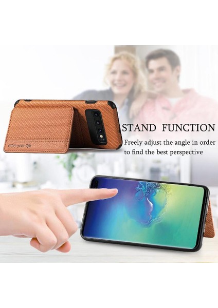Samsung Galaxy S10 Standı Fonksiyonu Manyetik Kart Tutucu Rfıd (Yurt Dışından) fırsatları