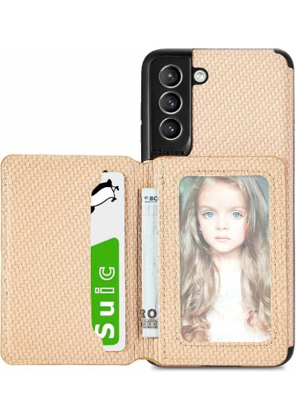 Samsung Galaxy S21 Artı Rfıd Engelleme Manyetik Kart Tutucu Standı (Yurt Dışından)