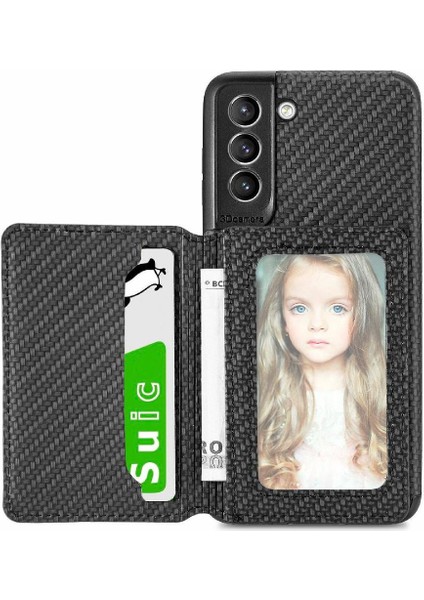 Samsung Galaxy S21 Artı Rfıd Engelleme Manyetik Kart Tutucu Standı (Yurt Dışından)