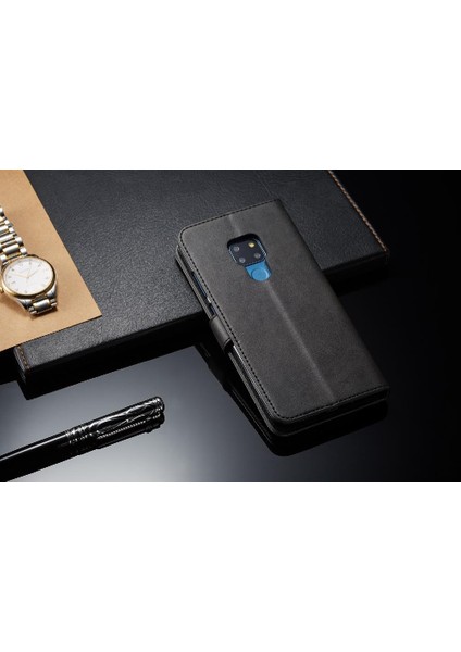 Huawei Mate 20 Için Kart Yuvaları Cüzdan Tutucu ile Buzağı Doku Flip (Yurt Dışından)