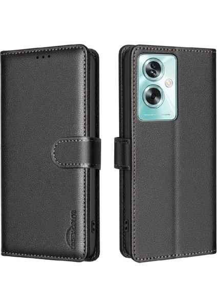Oppo A79 5g Kart Tutucu Için Flip Case Kickstand Cüzdan Manyetik Pu Deri (Yurt Dışından)