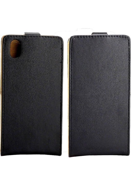 Huawei Y5 2019 Tpu Deri Iş Stil Kapak Için Dikey Flip Case (Yurt Dışından)