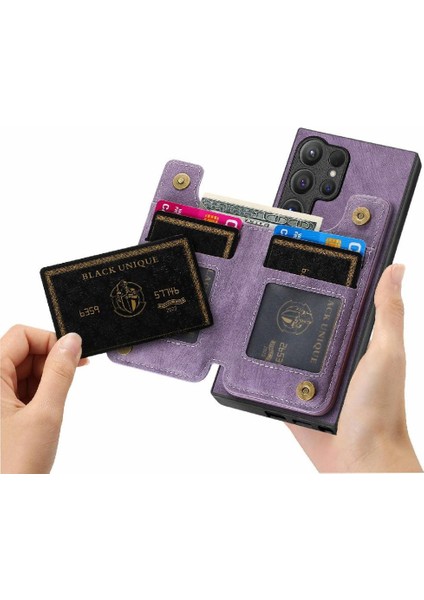 Samsung Galaxy S24 Ultra Katlanabilir Arka Kapak Standı Fonksiyonu (Yurt Dışından)