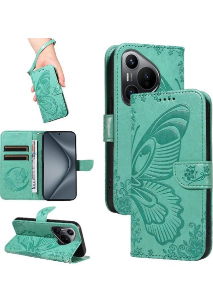 Huawei Pura 70 Için Flip Case Ayrılabilir El Kayışı Yüksek Kaliteli Deri (Yurt Dışından)