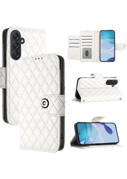 Samsung Galaxy M55 Bilek Şerit Cüzdan Kapak Kart Tutucu Şık (Yurt Dışından)