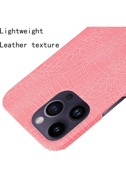 Şık Klasik Kılıf IPhone 14 Pro Max Klasik Timsah Moda Kapak (Yurt Dışından)