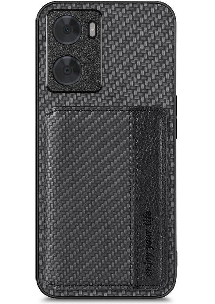 Oppo A57 4g Manyetik Kart Tutucu Için Kılıf Komple Kamera Güvenlik Rfıd (Yurt Dışından)