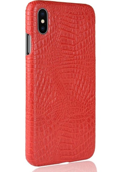 IPhone Xs Max Klasik Timsah Moda Anti Için Şık Klasik Durumda (Yurt Dışından)