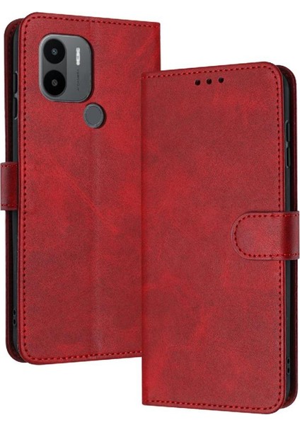 Xiaomi Redmi A1 Artı Toka ile Kickstand Pu Deri Için Flip Case Saf (Yurt Dışından)