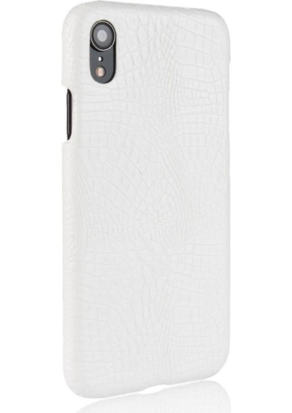 IPhone Xr Klasik Timsah Moda Anti Scratch Için Şık Klasik Durumda (Yurt Dışından)