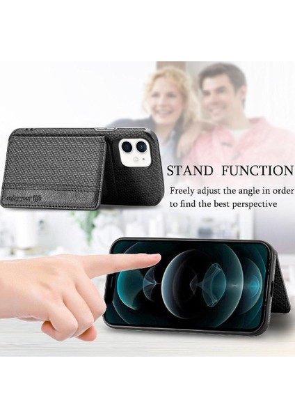 IPhone 12 Için Kılıf Mini Manyetik Kart Tutucu Standı Fonksiyonu Rfıd Engelleme (Yurt Dışından) modelleri