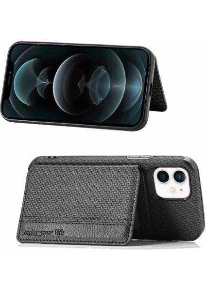 IPhone 12 Için Kılıf Mini Manyetik Kart Tutucu Standı Fonksiyonu Rfıd Engelleme (Yurt Dışından) fırsatları