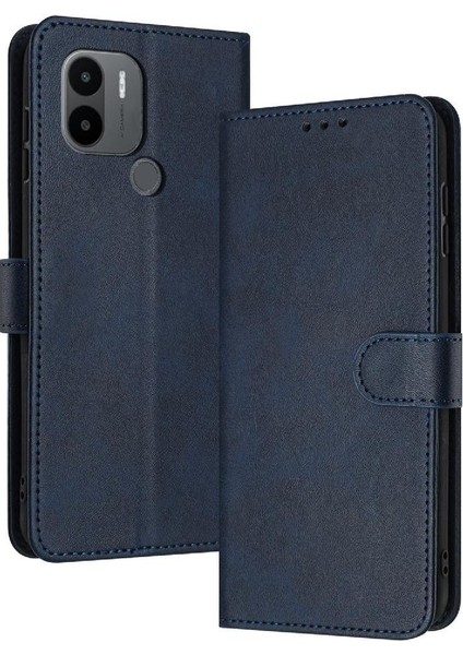 Xiaomi Redmi A1 Artı Toka ile Kickstand Pu Deri Için Flip Case Saf (Yurt Dışından)