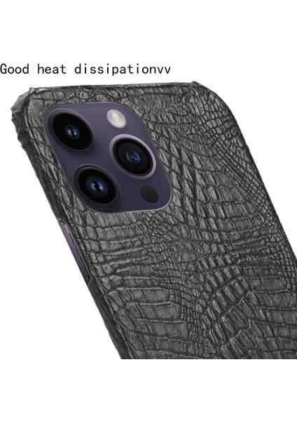 Şık Klasik Kılıf IPhone 14 Pro Max Klasik Timsah Moda Kapak (Yurt Dışından) fırsatları