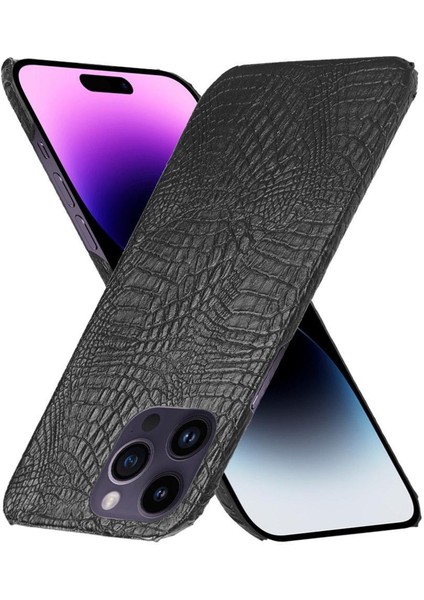 Şık Klasik Kılıf IPhone 14 Pro Max Klasik Timsah Moda Kapak (Yurt Dışından) indirimleri