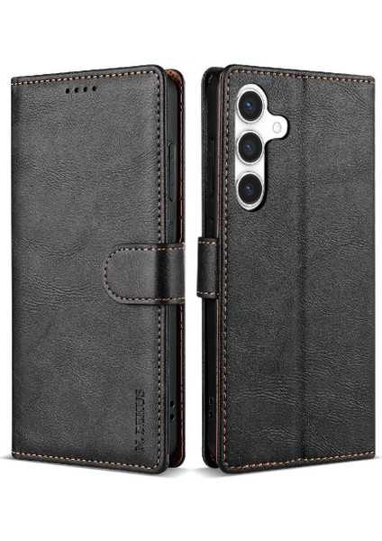 Samsung Galaxy A04S Için Flip Case Anti Kayma Manyetik Kapatma Çift Katmanlı (Yurt Dışından)