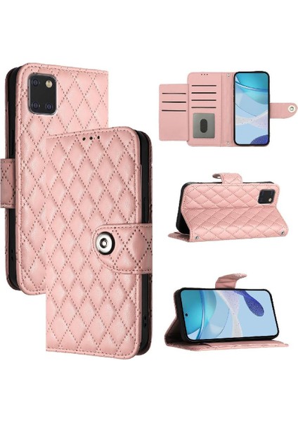 Samsung Galaxy A81 Cüzdan Kapak Kart Tutucu Bilek Şerit Şık (Yurt Dışından)