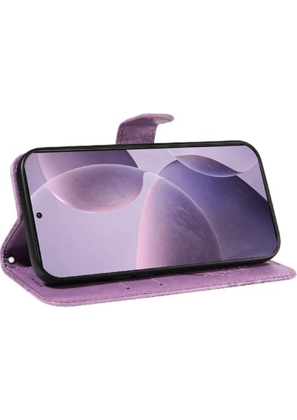 Kredi Kartı Yuvası ile Xiaomi Poco F6 Pro Için Flip Case Yüksek Kalite El (Yurt Dışından)