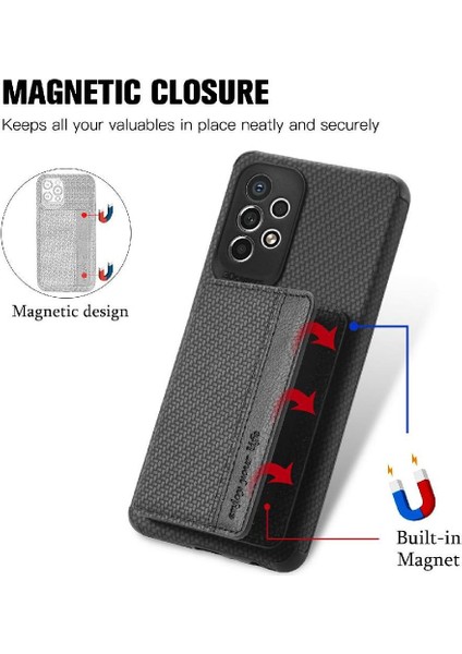 Samsung Galaxy A53 5g Standı Fonksiyonu Rfıd Engelleme Manyetik Kart (Yurt Dışından)