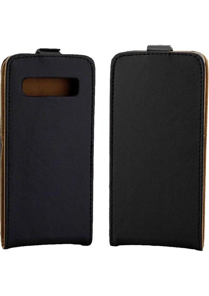 Samsung Galaxy S10 Artı Kart Yuvası Tpu Deri Kapak Için Dikey Flip Case (Yurt Dışından)