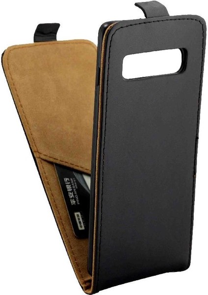 Samsung Galaxy S10 Artı Kart Yuvası Tpu Deri Kapak Için Dikey Flip Case (Yurt Dışından)