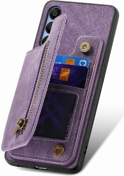 Samsung Galaxy A25 5g Için Kılıf Standı Fonksiyonu Katlanabilir Arka Kapak Vintage (Yurt Dışından)