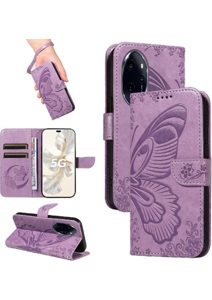 Onur Için Flip Case 100 Pro Yüksek Kalite Deri Ayrılabilir El Kayışı (Yurt Dışından)