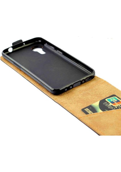 Samsung Galaxy Xcover 5 Kart Yuvası Koruyucu Kapak Için Dikey Flip Case (Yurt Dışından)