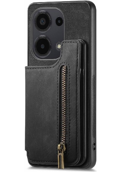 Xiaomi Redmi Için Not 13 Pro 4g Vintage Fermuar Cüzdan Standı Fonksiyonu (Yurt Dışından) fırsatları