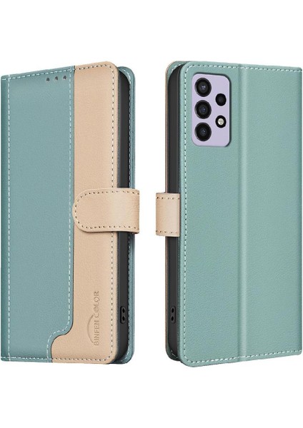 Samsung Galaxy A13 4g Kickstand Kart Yuvaları Tutucu Rfıd Tpu Için Flip Case (Yurt Dışından)