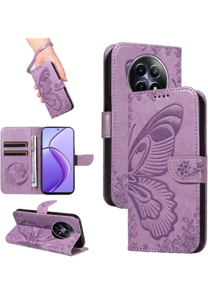 Realme Için Flip Case 12 5g ile Yüksek Kaliteli Deri Ayrılabilir El Kayışı (Yurt Dışından) modelleri