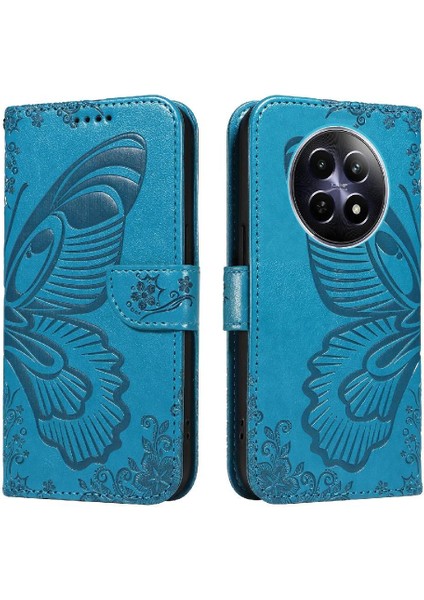 Realme Için Flip Case 12 5g ile Yüksek Kaliteli Deri Ayrılabilir El Kayışı (Yurt Dışından) modelleri
