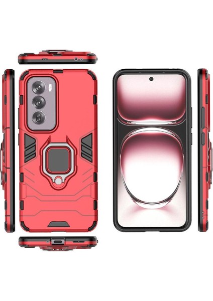 Oppo Oppo 12 Pro 5g Için Kılıf Kickstand Askeri Damla Koruma Darbeye (Yurt Dışından)