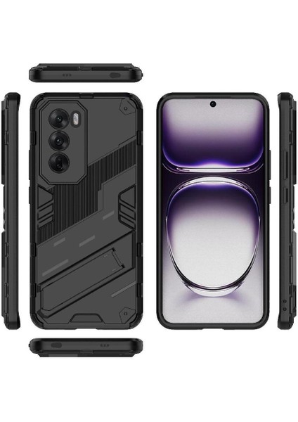 Oppo Oppo 12 5g Kickstand Sağlam Askeri Koruyucu Kapak Için Kılıf (Yurt Dışından)