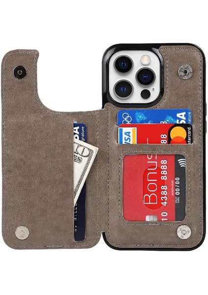 IPhone 13 Için Kart Tutucu Kılıf ile Cüzdan Pro Max Desen Çiçek Flip Pu (Yurt Dışından) modelleri