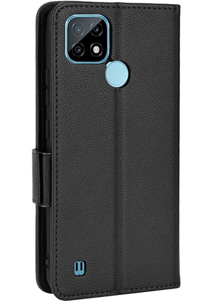 Realme C21 Kart Yuvaları Için Kılıf Tutucu Cüzdan Pu Deri Manyetik Yan (Yurt Dışından) fırsatları